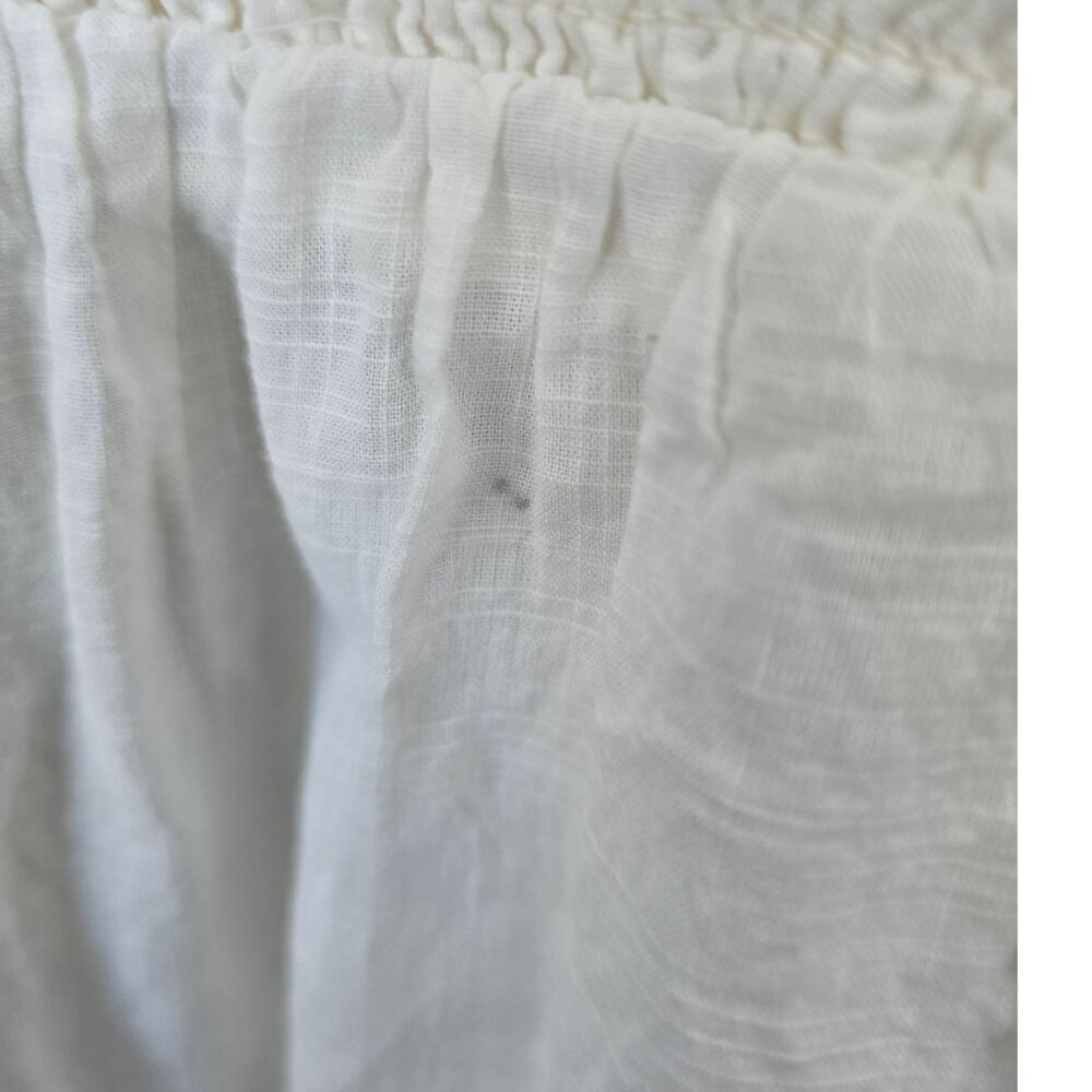 EUC Anthropologie Flutter-Sleeve Embroidered Cotton Mini Dress - Medium - Picture 5 of 5